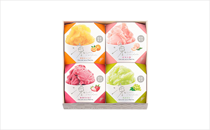 凍らせてシャーベット 4個入