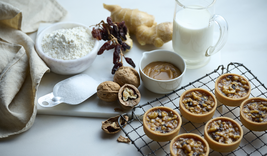 スパイシーなしょうがを練り込んだ、新しい「マ・タルト・ファヴォリット」