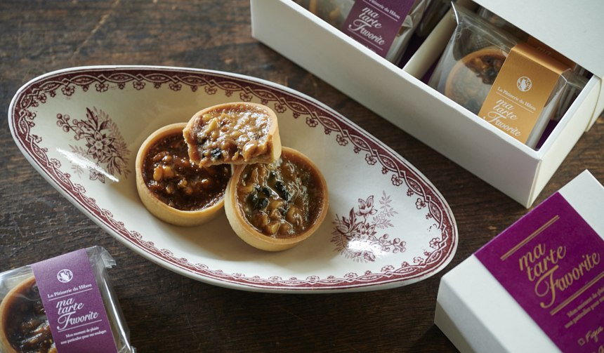 2つの味を食べ比べる「マ・タルト・ファヴォリット」