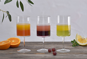 フルーツの色合いをグラデーションに。「ファンシーデザート」の盛り付けアレンジ