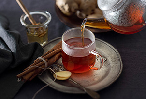 ホットジンジャーティーで夏の温活