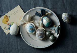 マニキュアで簡単！マーブル模様のイースターエッグ