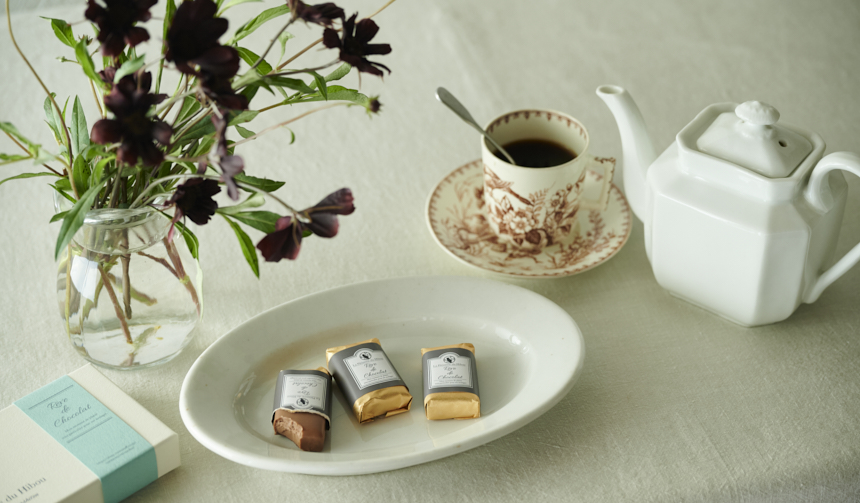 秋のティータイムはチョコレート色に