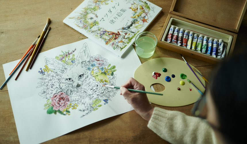 芸術の秋に挑戦したい、大人の塗り絵