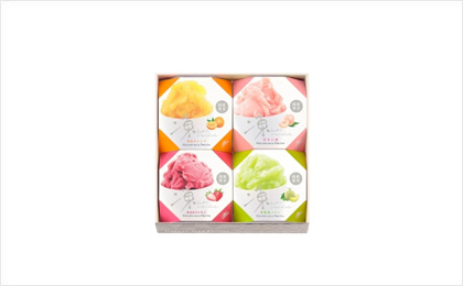 凍らせてシャーベット 4個入