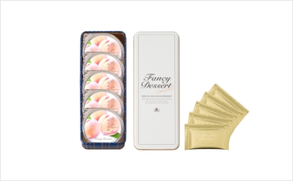 ファンシーデザート（岡山 清水白桃〈はちみつソース付き〉） 5個入