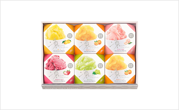 凍らせてシャーベット 6個入