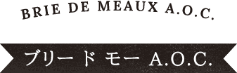 ブリー ド モー A.O.C. 奥深いチーズのコクと白いちじくの甘さが絶妙な組合せ