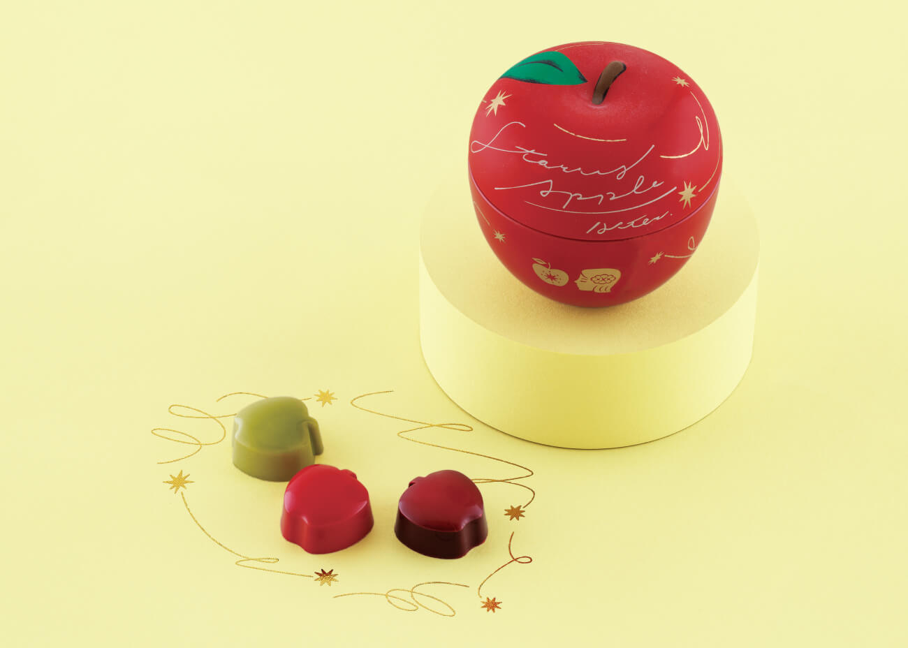 星をまとったりんご