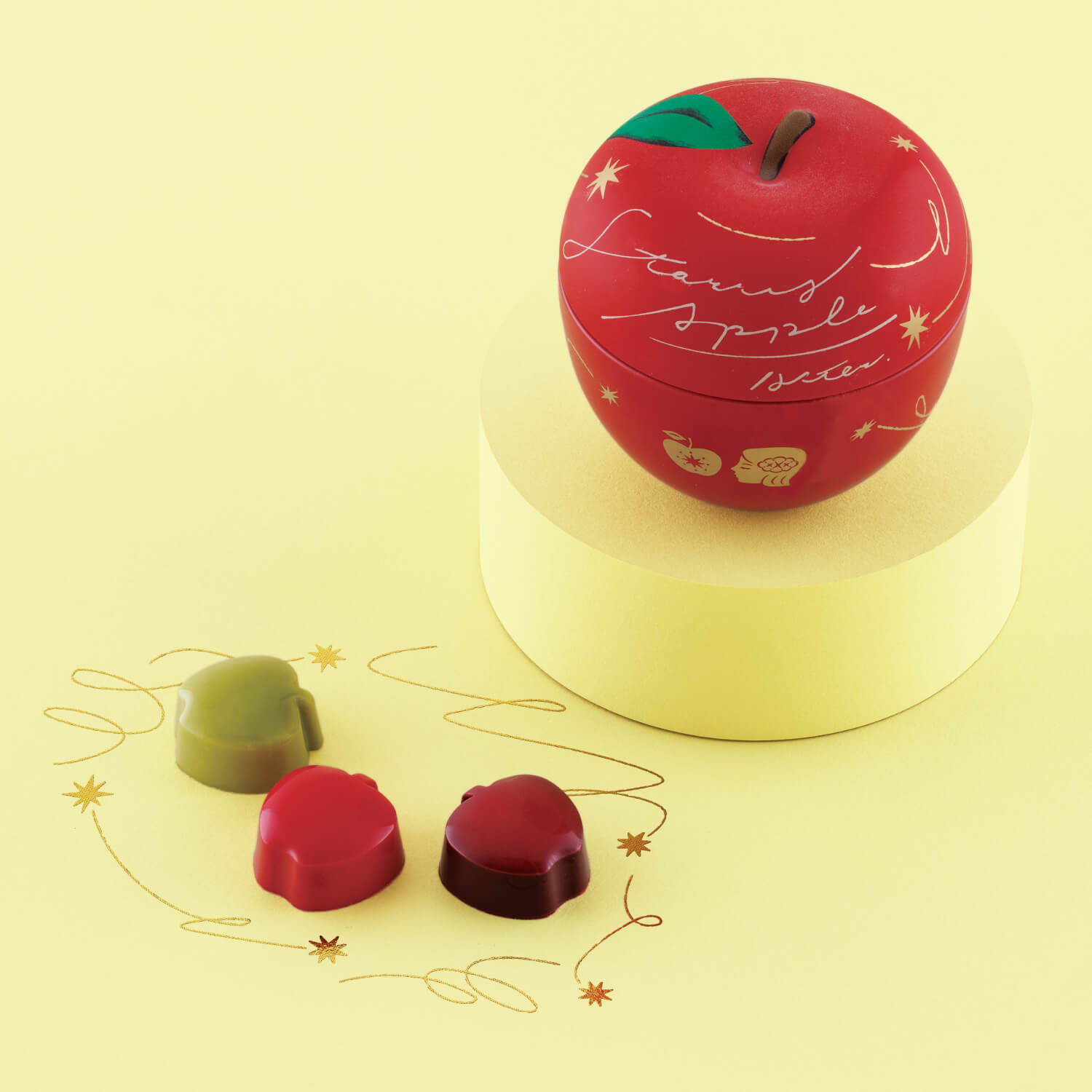 星をまとったりんご