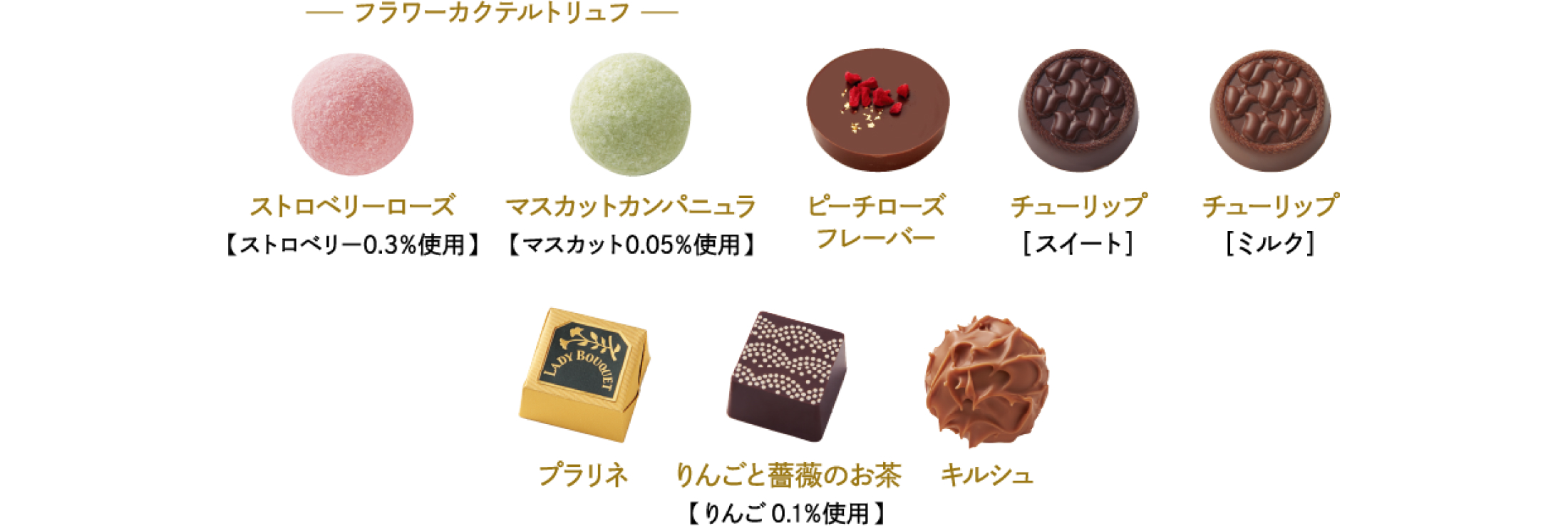 レディブーケの中身紹介