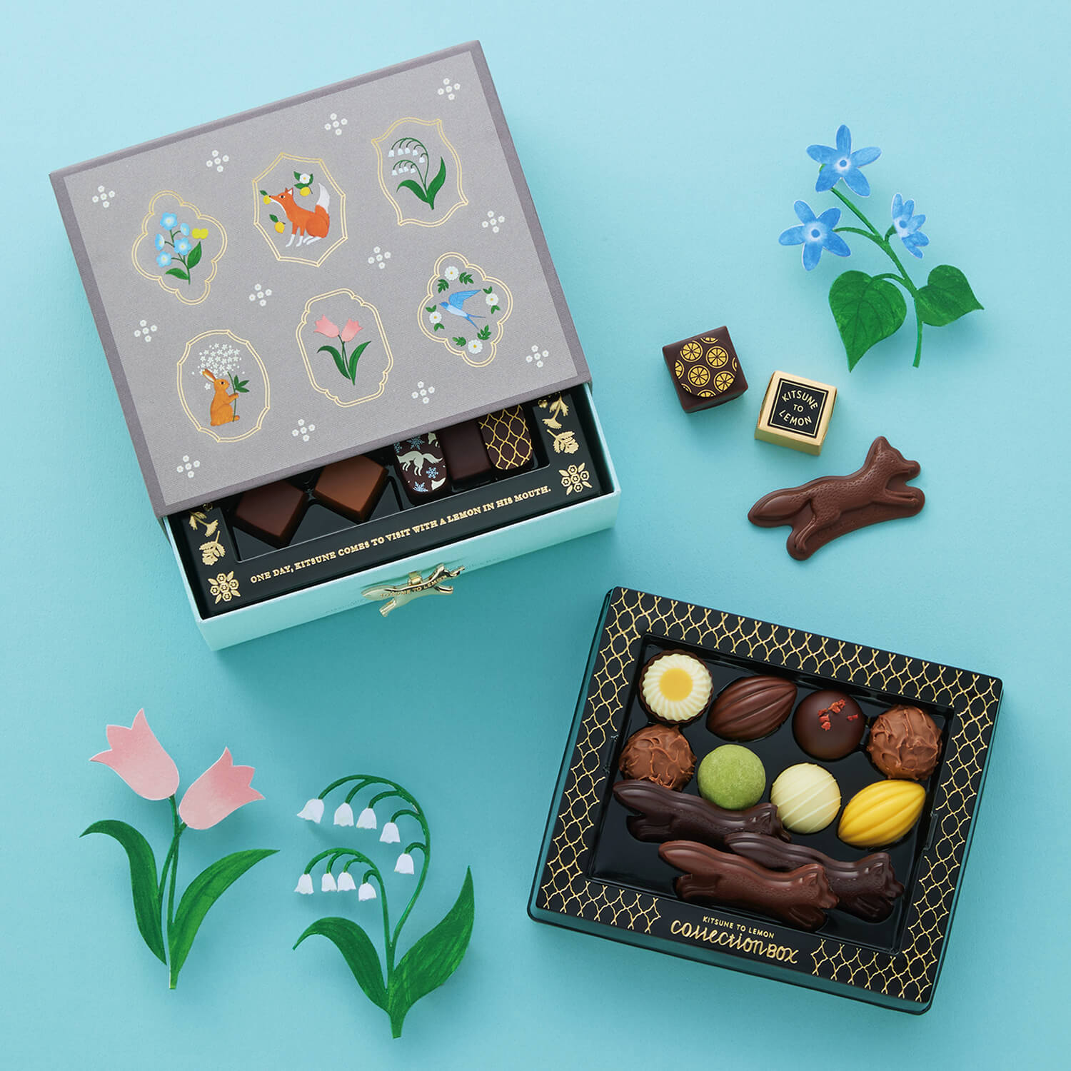 モロゾフ（morozoff）のバレンタインデー 2026 キツネとレモン